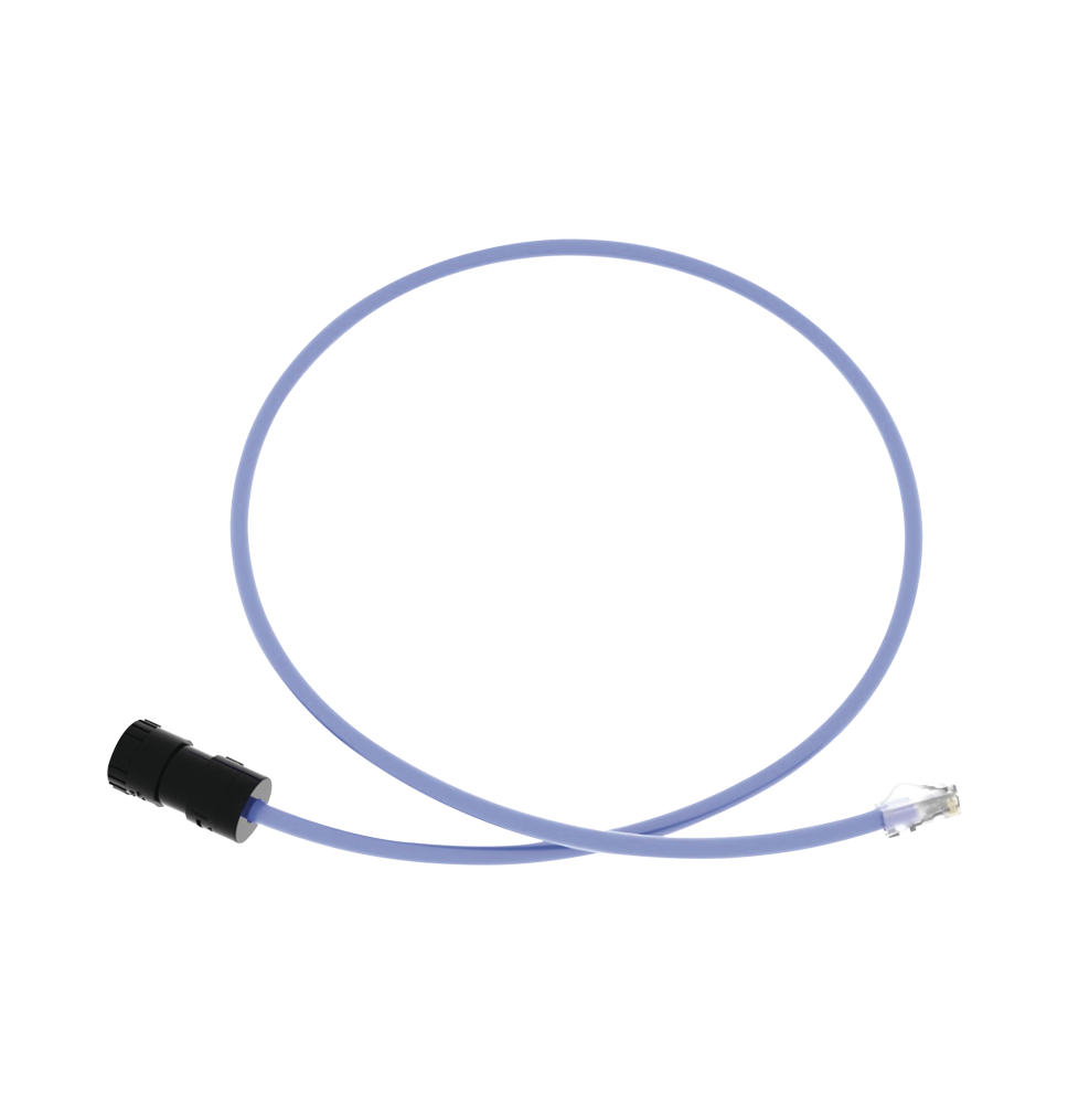 Cable de Conexión RJ45 Categoría 6A - 1 Metro Azul