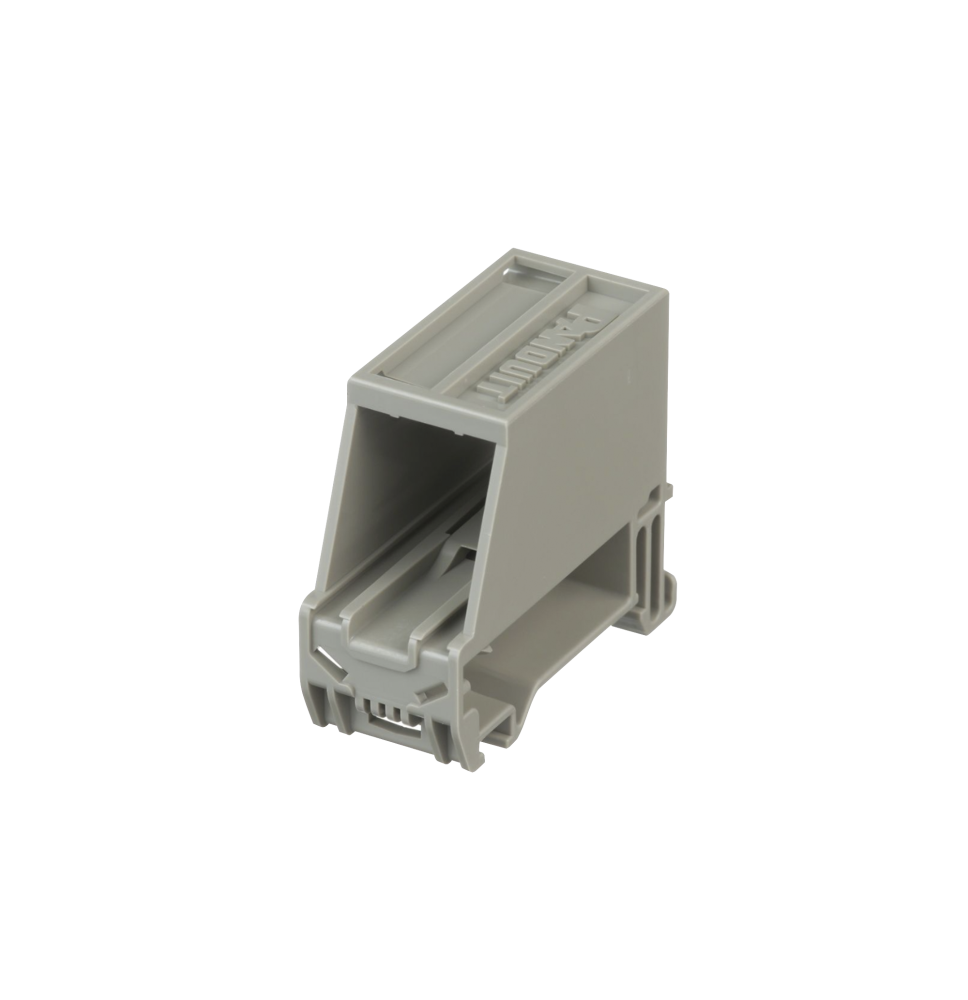 Adaptador Blindado de 1 Puerto Mini-Com para Montaje en Riel DIN 35mm