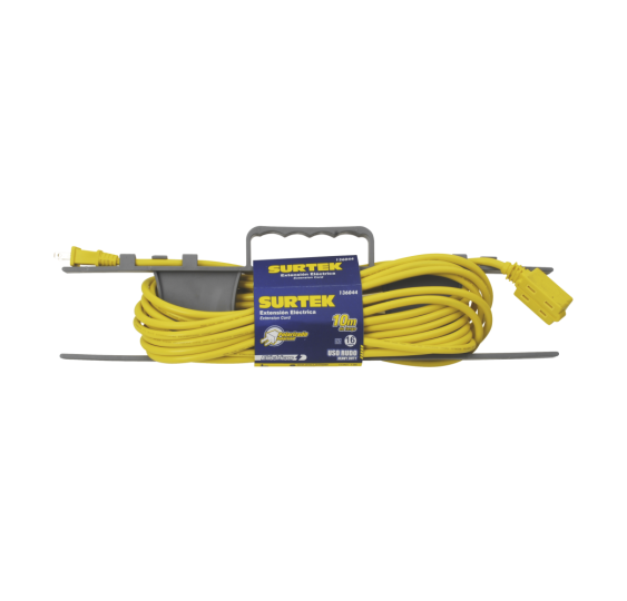 Extensión Eléctrica de Uso Rudo 6 metros / 127 V CA 10 A Máximo / Color Amarillo.