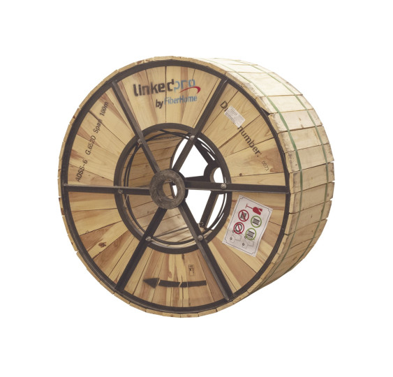 Carrete de 4 km de Fibra Óptica Aérea ADSS G.652D