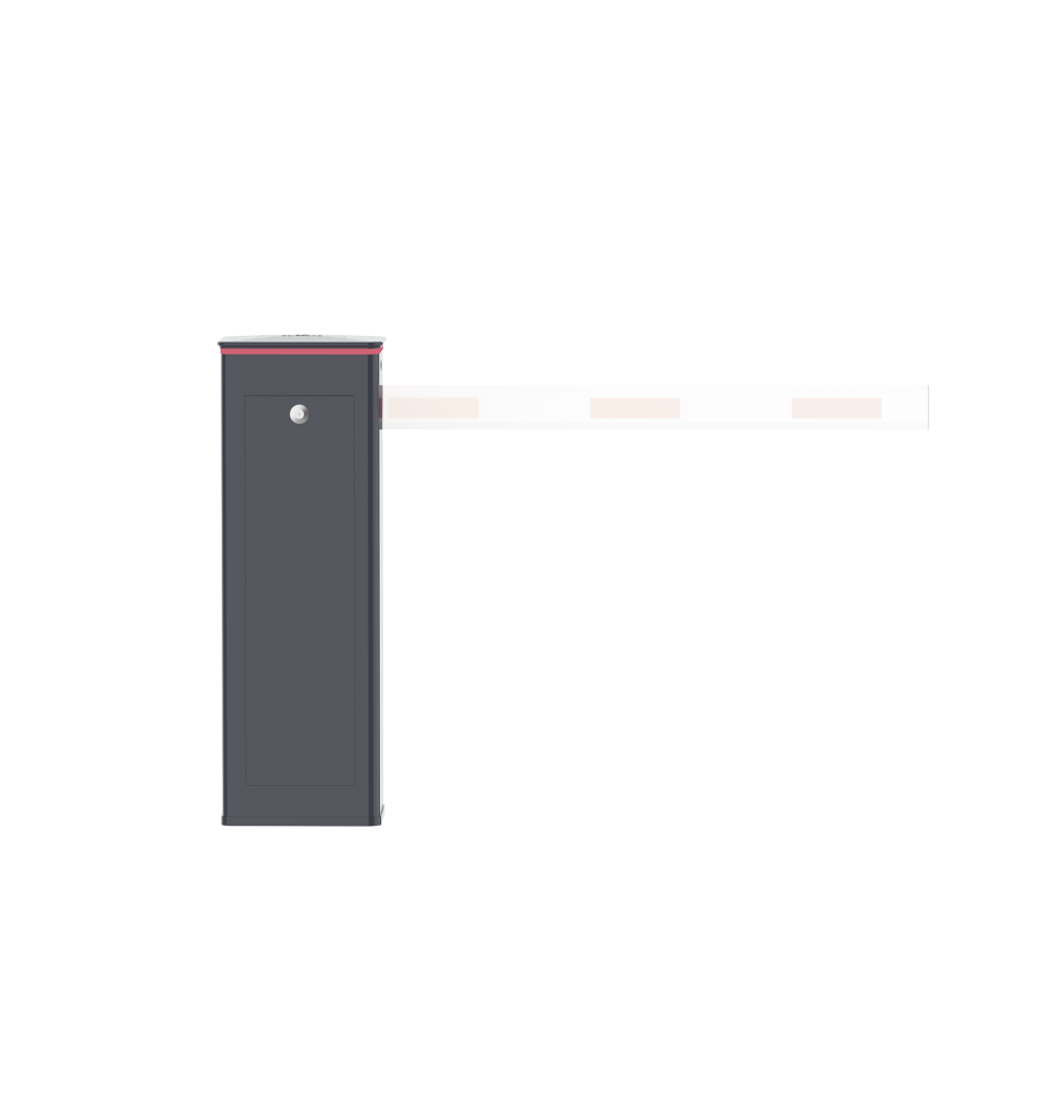 Barrera Vehicular Derecha / Soporta Brazo de hasta 3 m / Apertura en 1.5 s / Final de Carrera Ajustable por