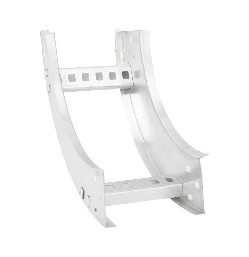 Curva Vertical Interior de Aluminio - Perfil Z para Cableado