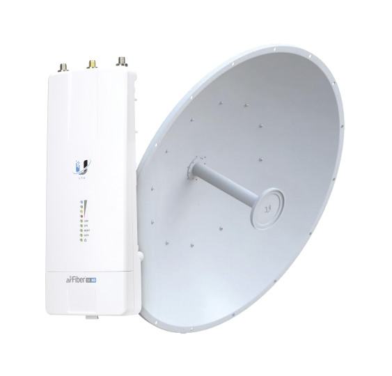 Airfiber Kit AF5X-HD con Antena Fiber 34 dBi Slant-45