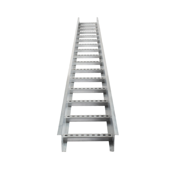 Escalera de Aluminio Portacables Perfil Z - 3.66 Metros