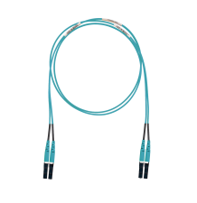 Jumper de Fibra Óptica Multimodo 50/125 OM3, LC-LC Duplex - 3 Metros