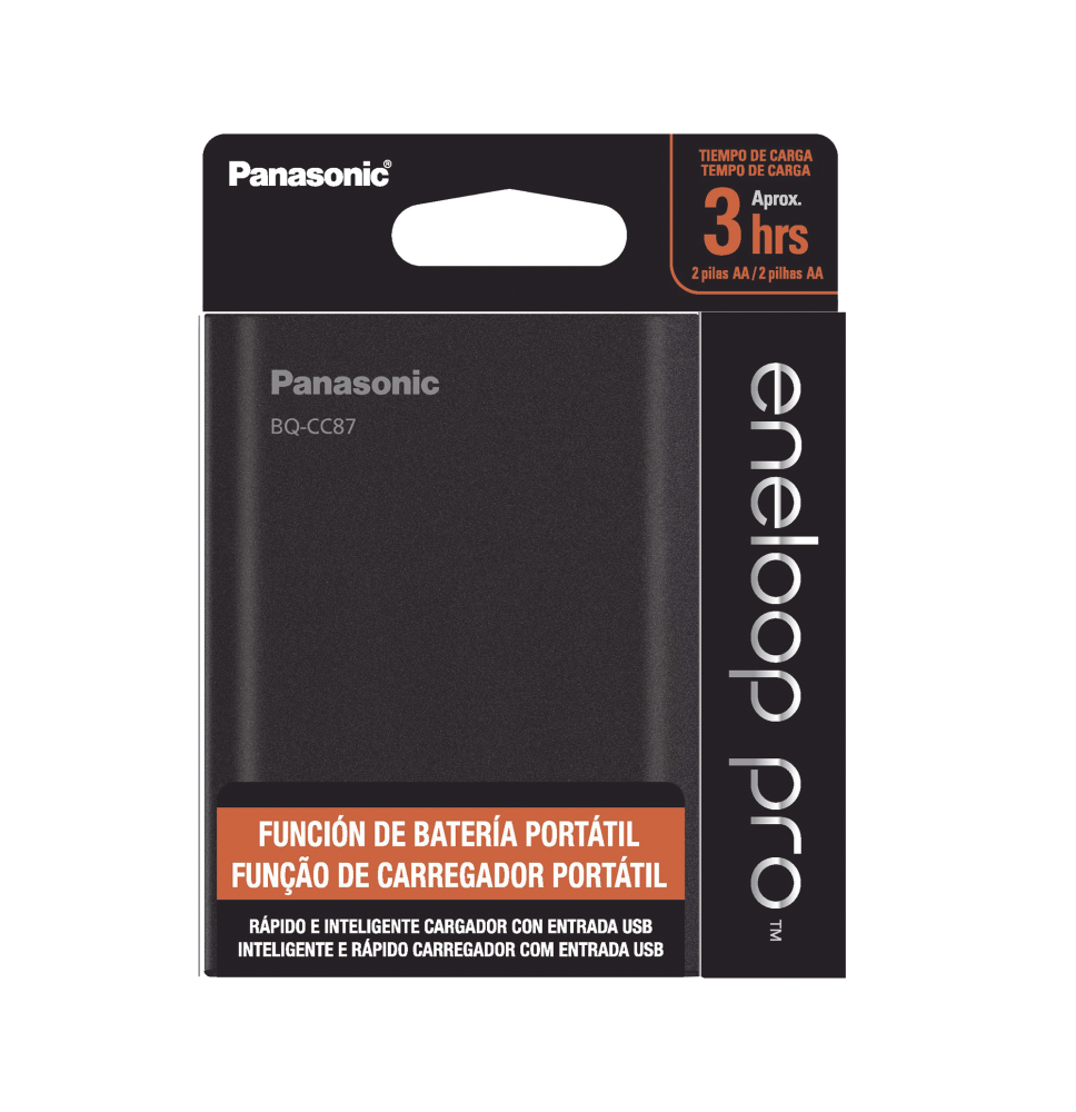 Cargador para baterí­as y power bank  2 en 1 carga individual y/o simultánea hasta 4 baterí­as (AA y AAA Ni-MH )