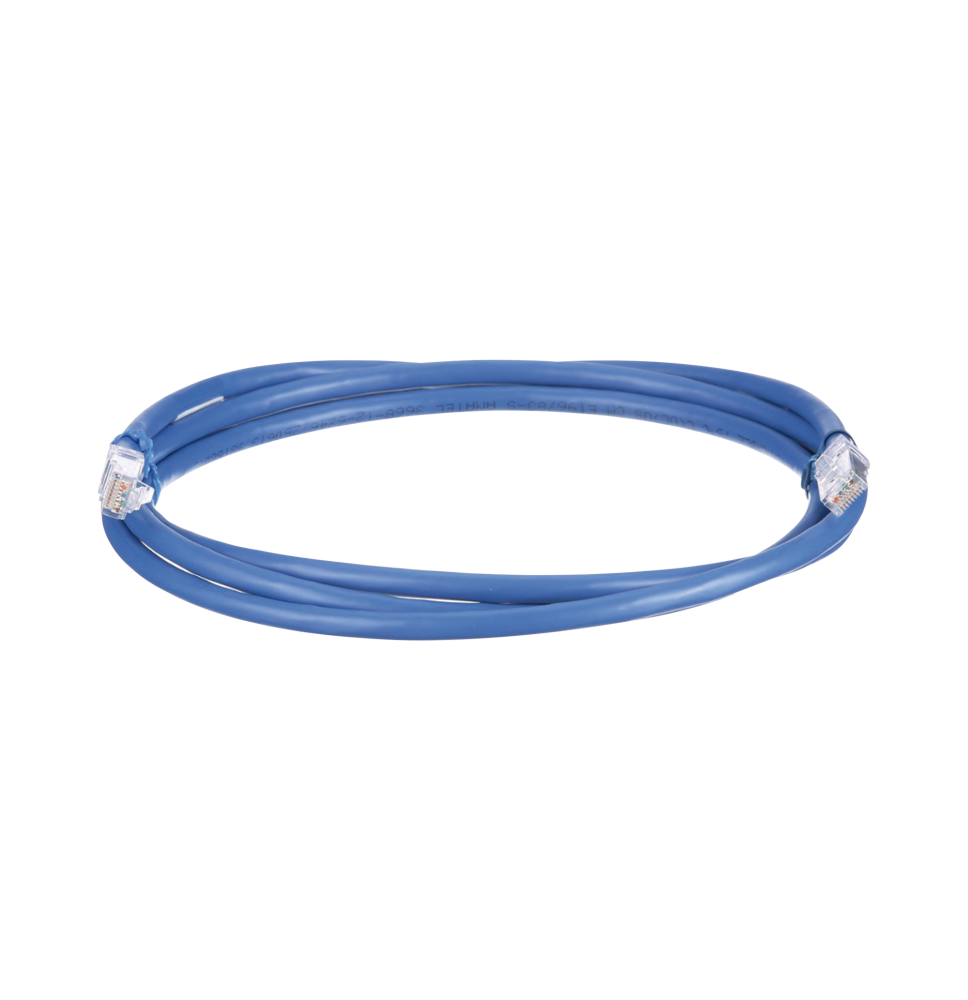 Cable de Parcheo UTP Cat6A 6.1 Metros Azul - Rendimiento Superior