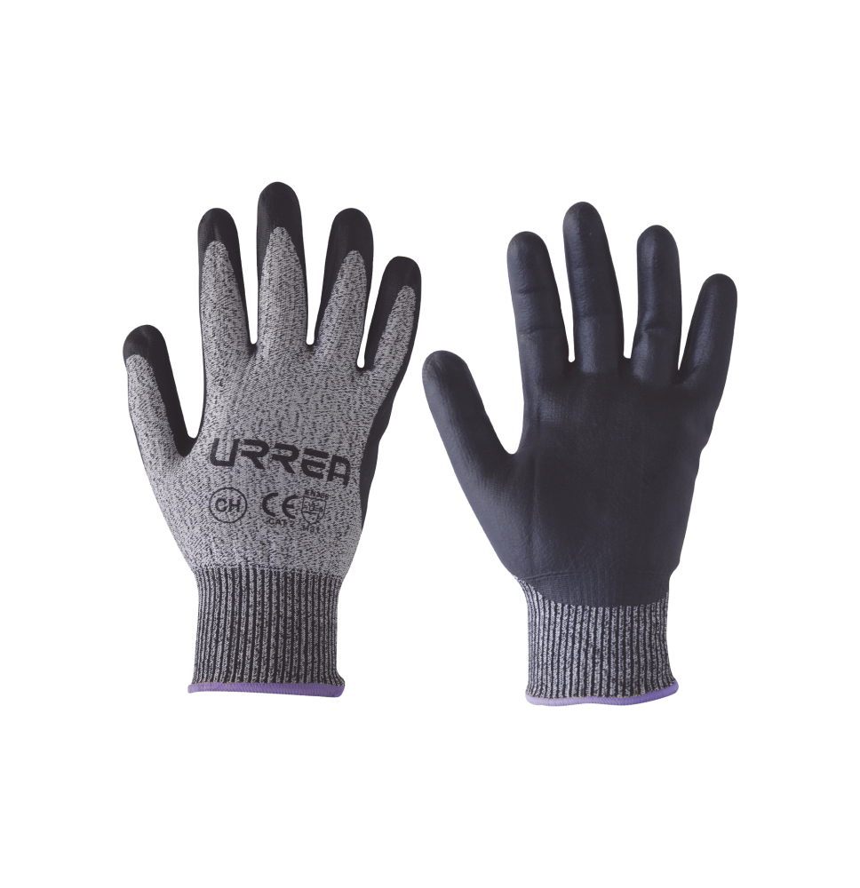 Guantes talla mediana supraneema con recubrimiento de nitrilo.