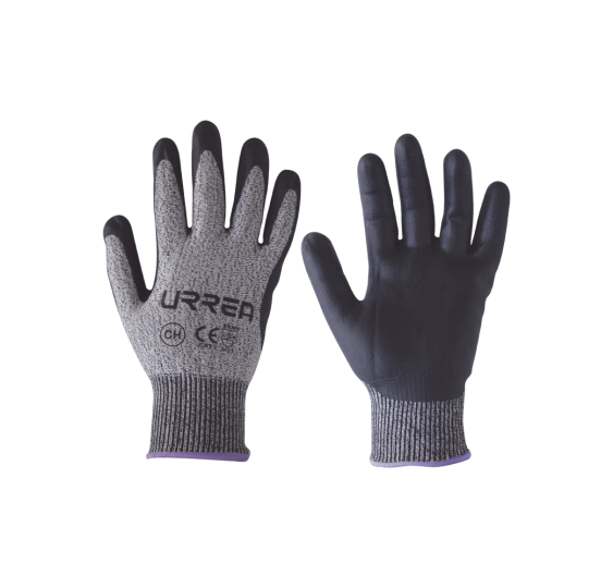 Guantes talla mediana supraneema con recubrimiento de nitrilo.