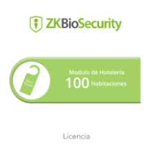 Licencia para ZKBiosecurity para modulo de hoteleria para 100 habitaciones