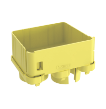 Tapa con 2 Salidas a Tubo de 1.5in para Canaletas 4X4 FiberRunner® - Amarillo