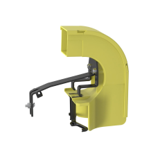 Bajada Para Canaleta FiberRunner™ 2x2 Amarillo - Acabado Profesional