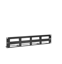 PATCH PANEL MAX VACIO VERTICAL UTP 48 PUERTOS 2U NEGRO | Tu Tienda en Línea