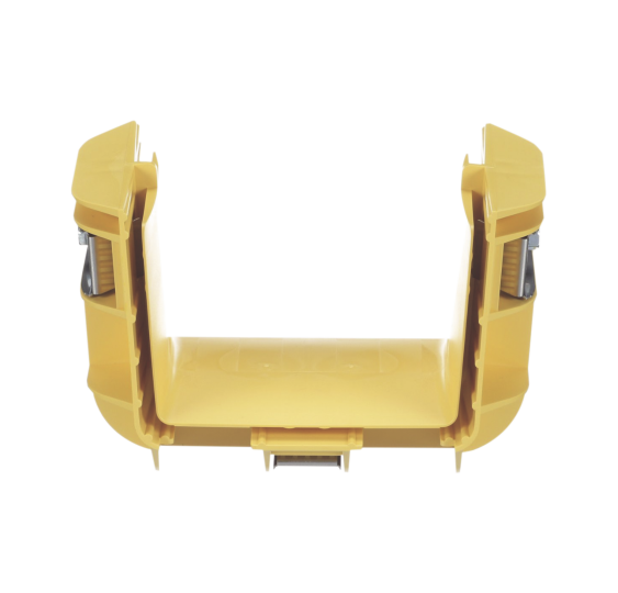 Union Recta 'Cople' Para Canaleta FiberRunner™ 4X4 Amarillo