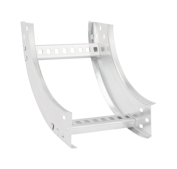 Curva Vertical Interior de Aluminio 90° Perfil Z | Racks y Gabinetes