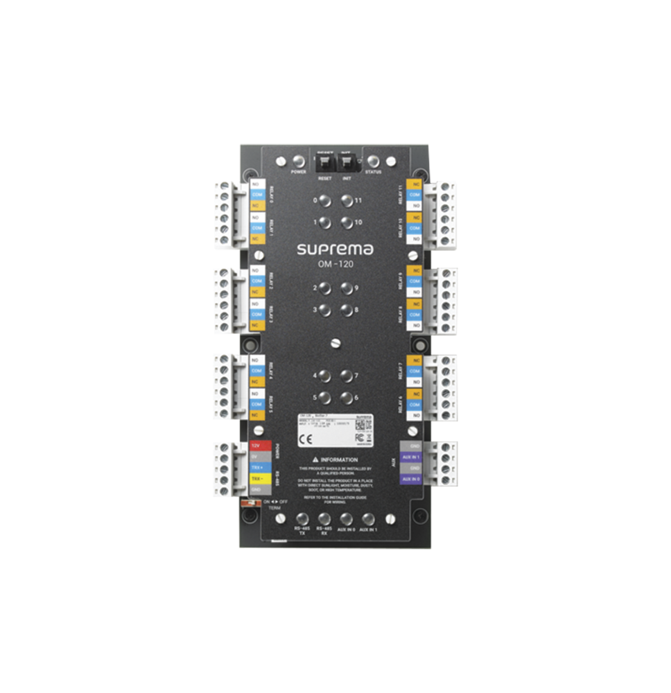 Módulo de Control / 12 Relevadores de Salida con Función para Control de Elevadores