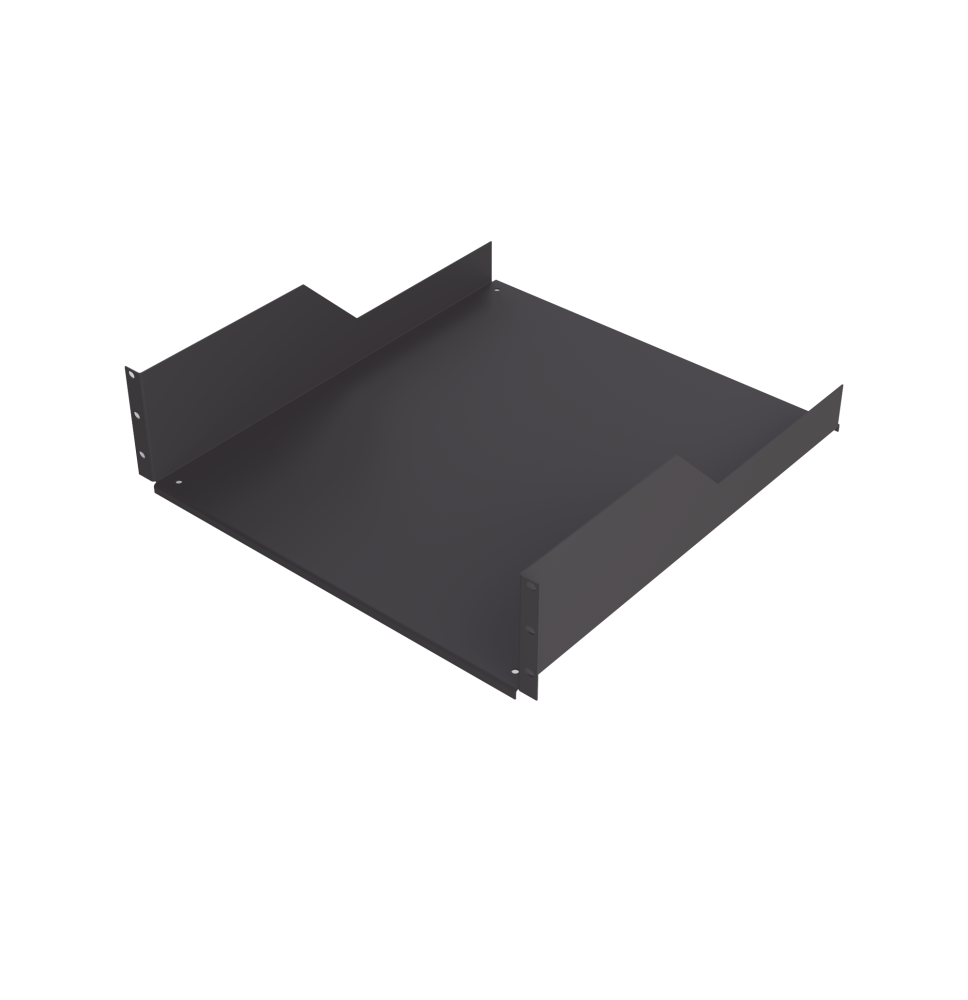 Charola para Rack de 19 in, 3U, 50 cm - Color Negro