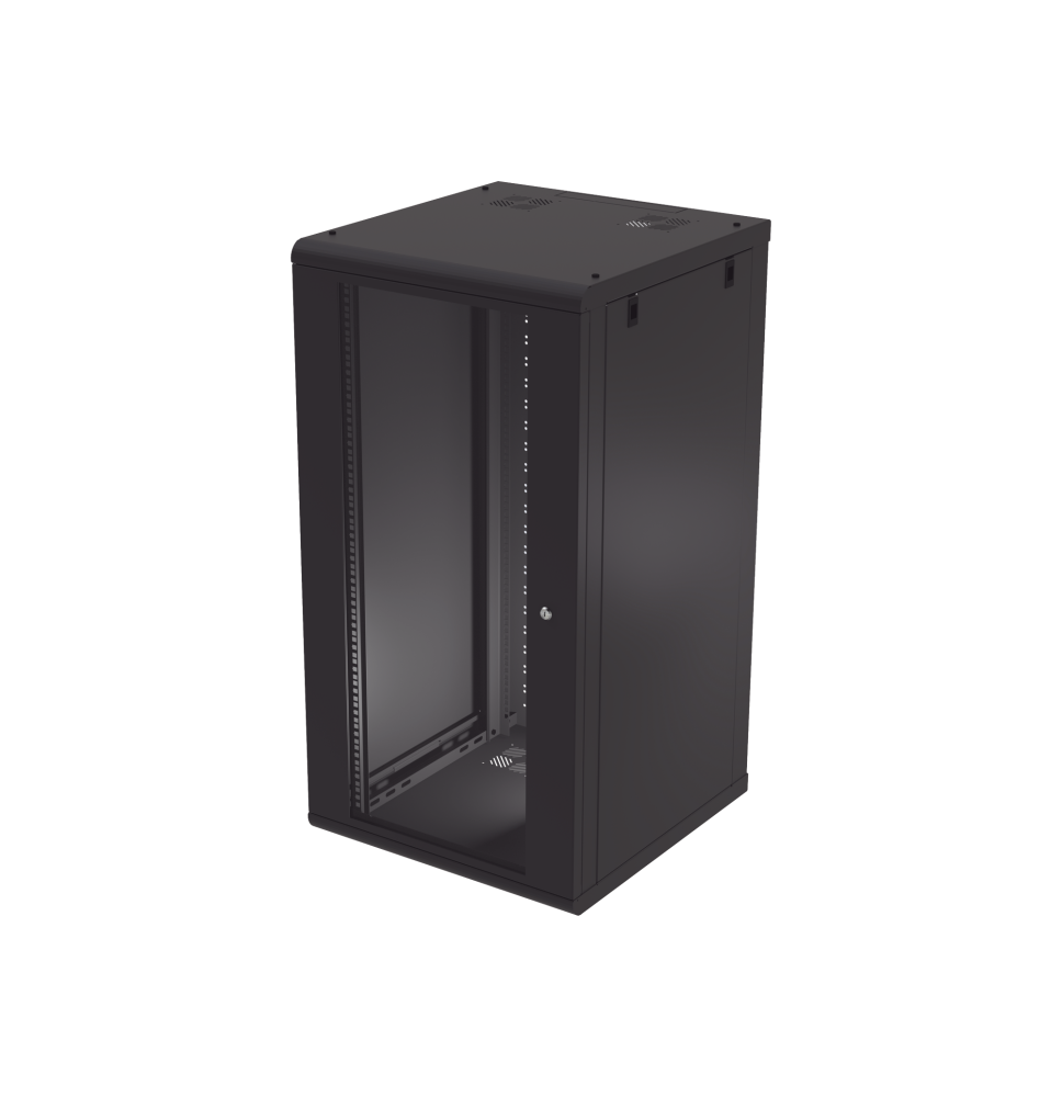 Gabinete de Pared 24U - Rack de 19" en Acero Reforzado