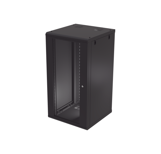 Gabinete de Pared 24U - Rack de 19" en Acero Reforzado