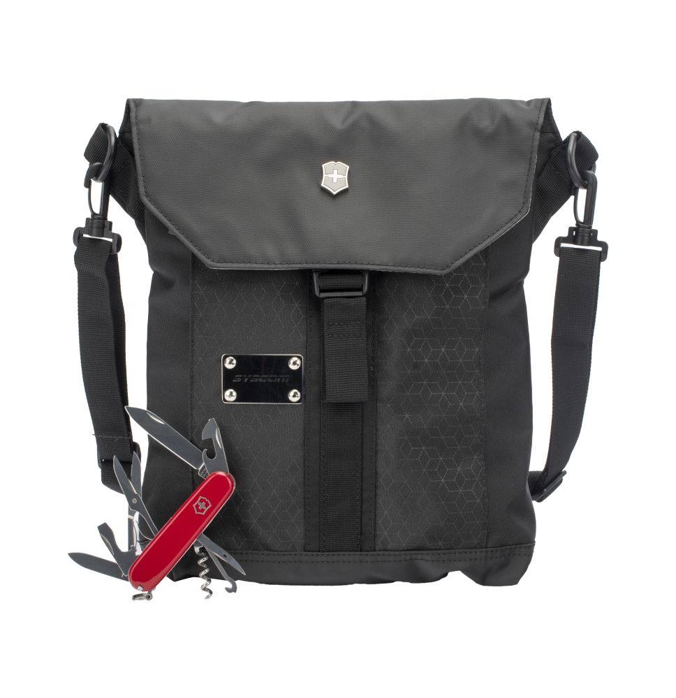 Paquete Victorinox de Mochila ADVENTURE TRAVELER DELUXE y Navaja CLIMBER de 14 Funciones.