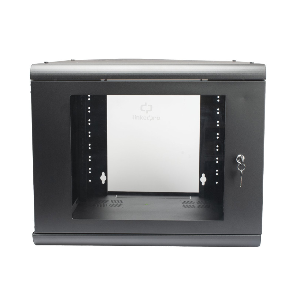 Gabinete de Pared 9U de 635 mm - Rack de 19 in Compacto y Resistente