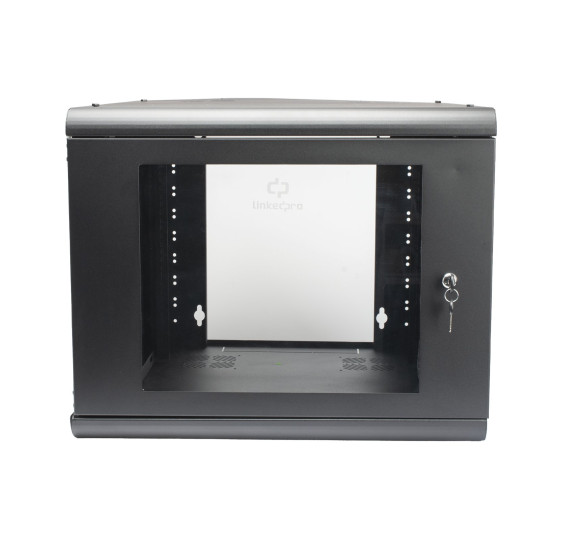 Gabinete de Pared 9U de 635 mm - Rack de 19 in Compacto y Resistente