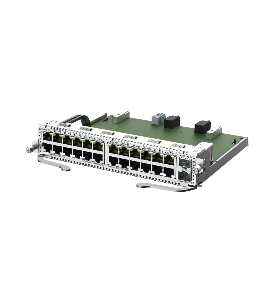 M6000-24GT2XS 24 PTOS GIGA RJ45 Y 2 SFP+ LC PARA RG-NBS6002