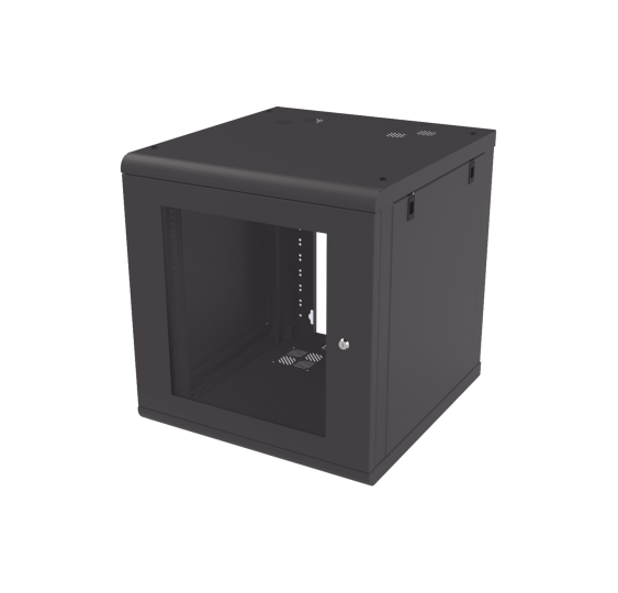Gabinete de Pared 12U para Rack de 19 in - Acero Reforzado