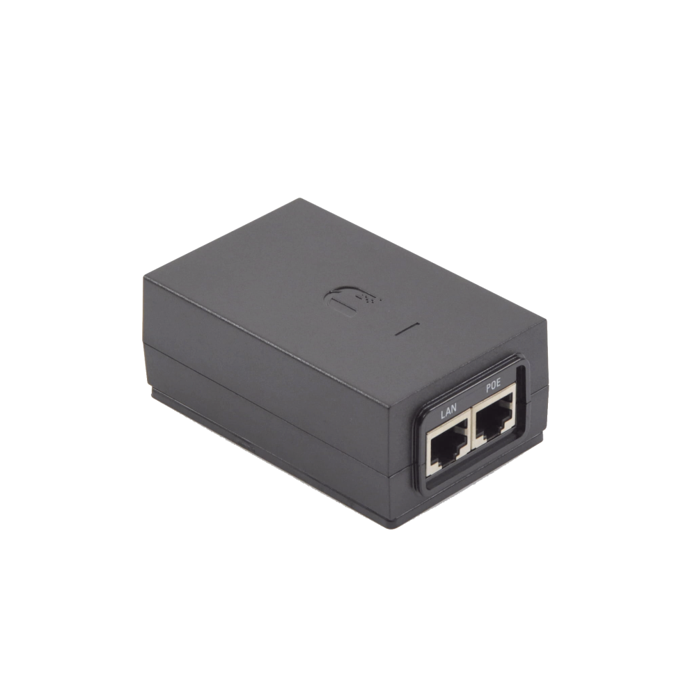 Adaptador PoE Ubiquiti de 24 VDC, 1.0 A Puerto Fast Ethernet