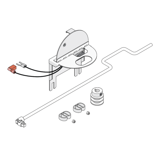 Kit de operación manual para barrera 1601