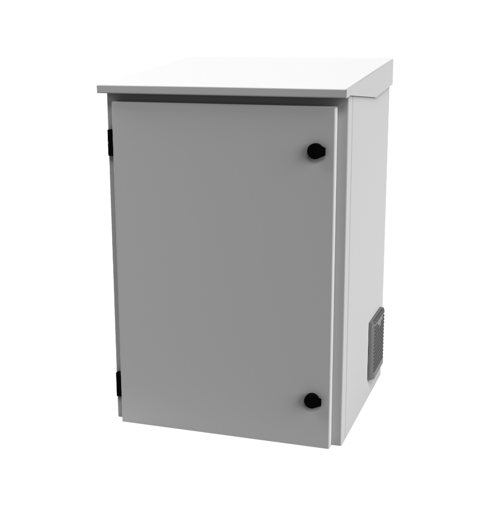 Gabinete de Exterior con Rack de 19" de 16U - Equipos de Red