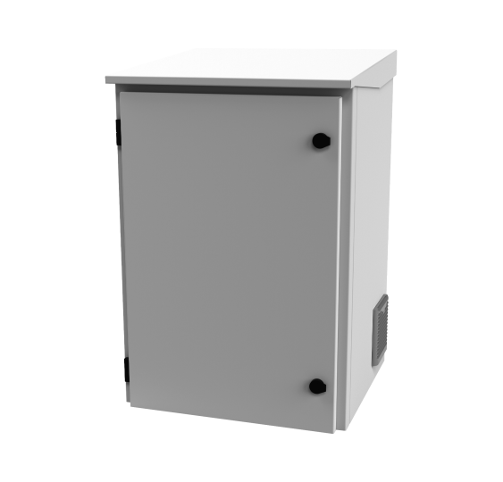 Gabinete de Exterior con Rack de 19" de 16U - Equipos de Red