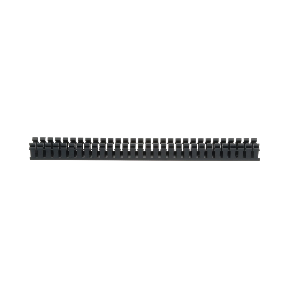 Canaleta Ranurada de PVC sin Tapa Tipo H - 1828.8 mm Negro