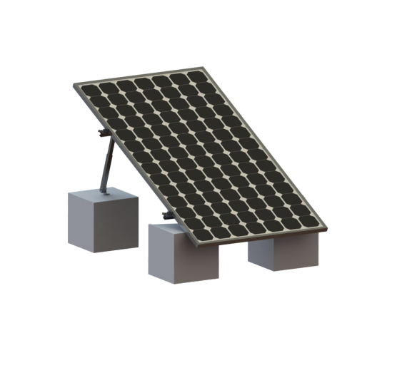 Montaje para Panel Solar, Riel "8" de 1400mm para Módulos con Espesor de 35mm, Velocidad de Viento Máx. 136km/h (20 a