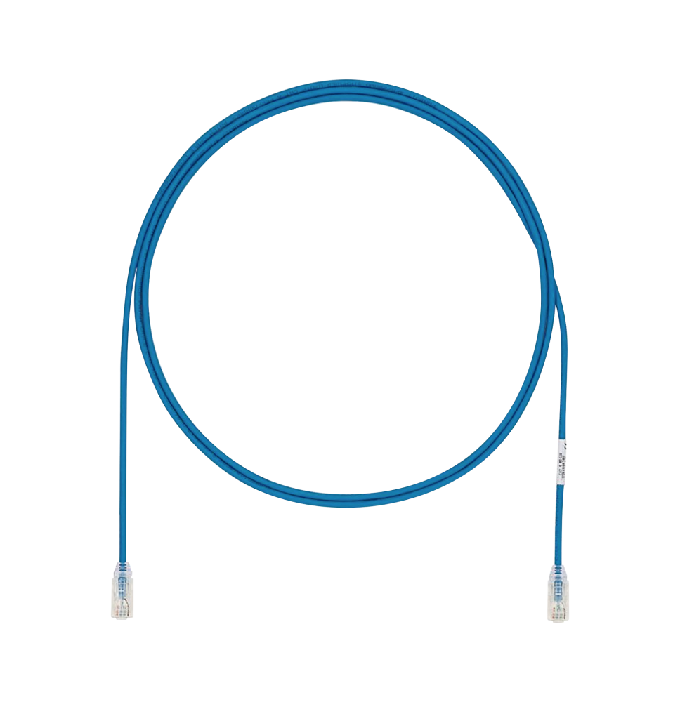 Cable de Parcheo UTP Cat6A Azul 15.24 Metros - Excelente Rendimiento