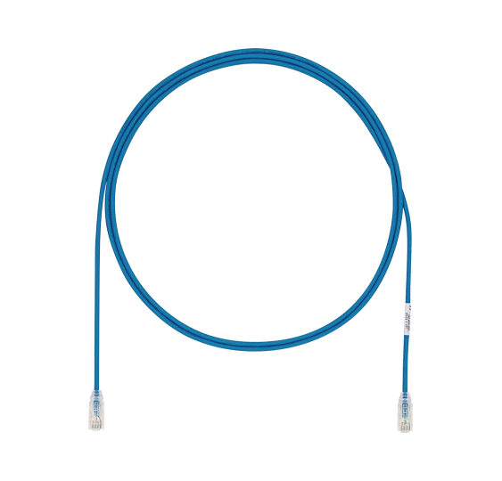 Cable de Parcheo UTP Cat6A Azul 15.24 Metros - Excelente Rendimiento