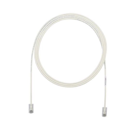 Cable de Parcheo UTP Cat6A 28AWG 6.1 Metros Blanco Mate