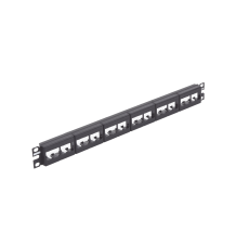 Panel de Parcheo Modular Mini-Com de 24 Puertos - 1U - Sin Conectores