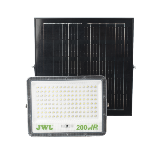 Reflector con Panel Solar 200 W /  Batería 3.2  V CD / T.C.C. 6 500 K / IP66.