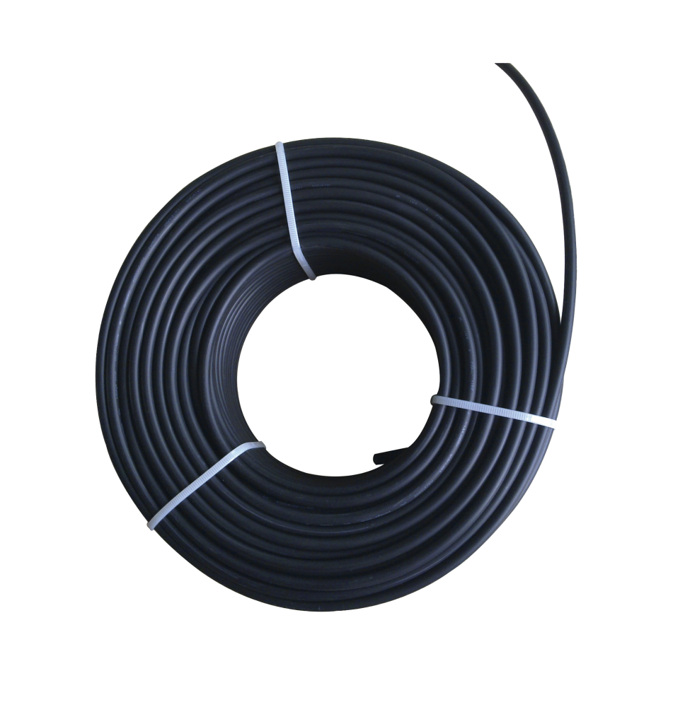 Cable Fotovoltaico Negro / 10 mm ( 8 AWG) / Material COBRE /  2000V / Rollo de 50 metros.