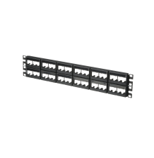 Panel de Parcheo Modular Mini-Com de 48 Puertos - 2UR | Racks y Gabinetes