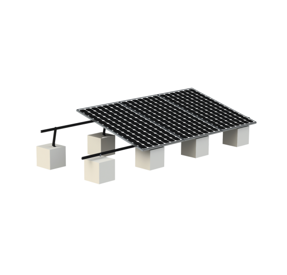 Montaje para Panel Solar, Riel "8" de 5400mm para Módulos con Espesor de 30-35mm, Velocidad de Viento Máx. 136km/h (20