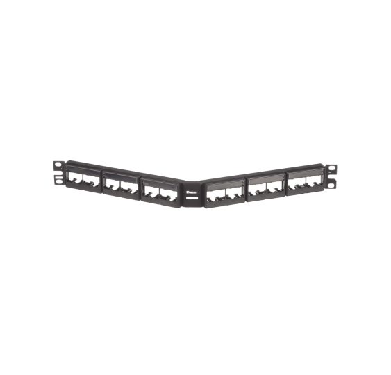 Panel de Parcheo Modular Mini-Com de 24 Puertos | Racks y Cableado