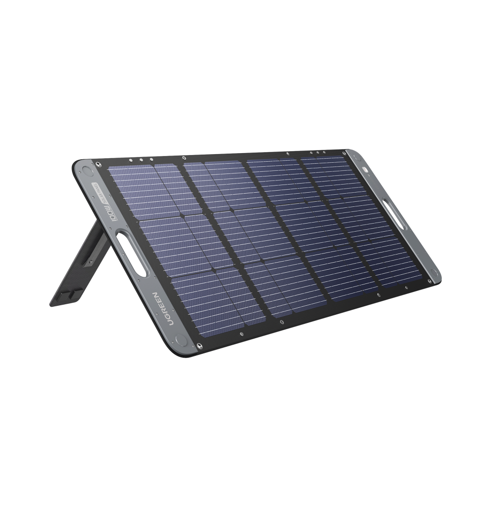 Panel Solar Plegable 100W / Recomendado para el Power Station Portable de 600W UGREEN /  Alta Eficiencia de Conversión