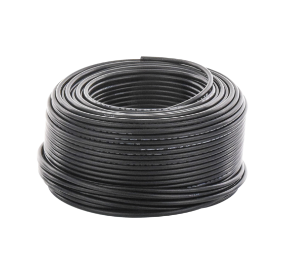 Cable Fotovoltaico Negro / 6mm (10AWG) / Material COBRE /  2000V / Rollo de 100m