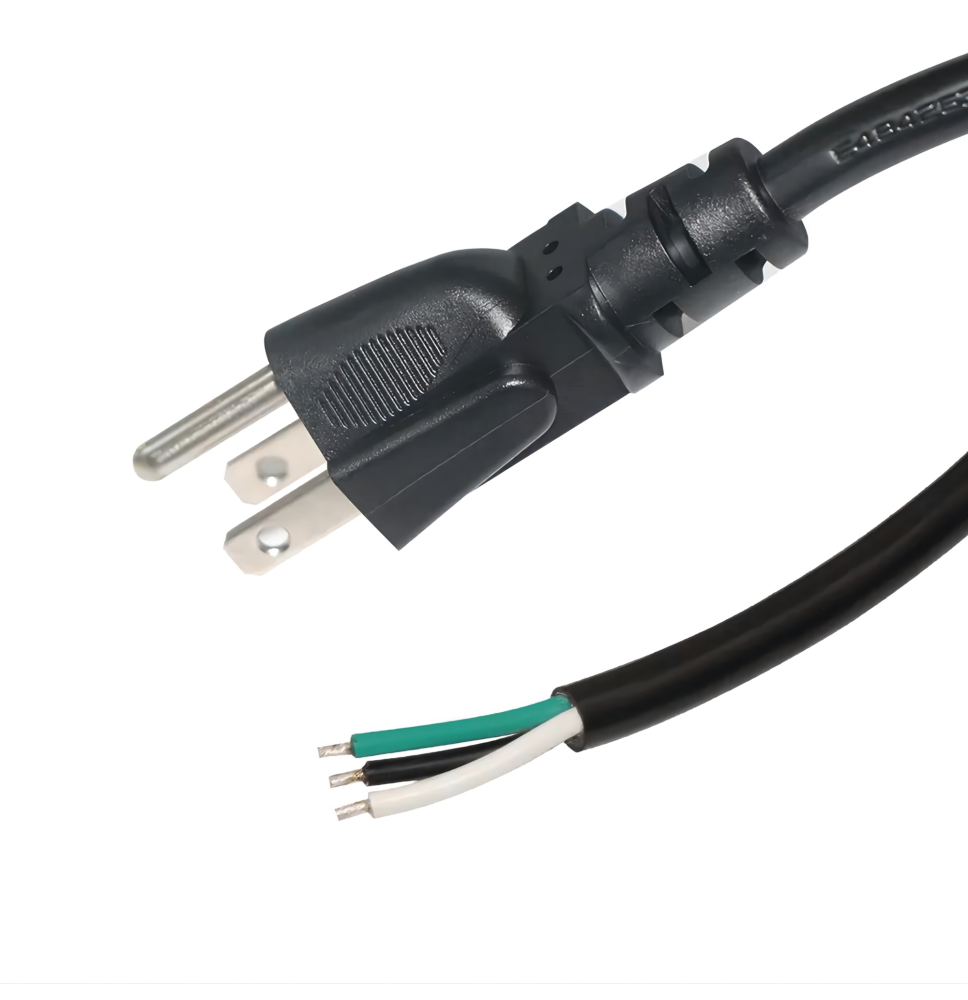 Cable de Alimentación Eléctrica para 120-240 Vca / 1. 8 metros / 3 Fases / Cables Libres