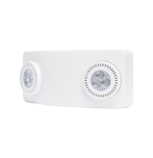 Luz de Emergencia Dual LED /520lm/uso rudo/montaje en pared o techo/baterí­a de respaldo incluida