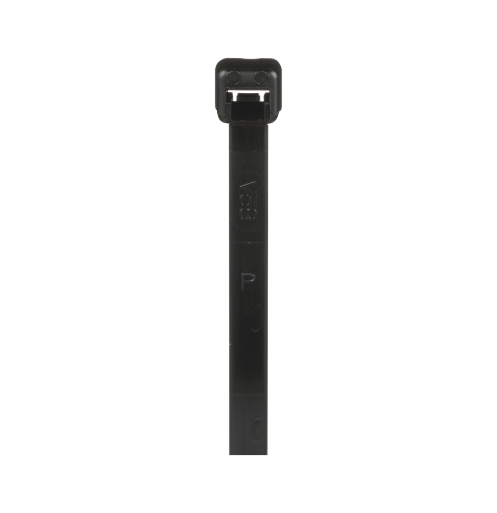 Cincho de Nylon 6.6 de Bloqueo 188 mm x 4.8 mm Negro - Paquete de 1000pz