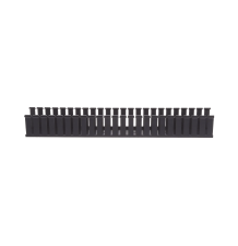 Canaleta Ranurada de PVC Tipo G 108 mm Negro - Organiza tus Cables