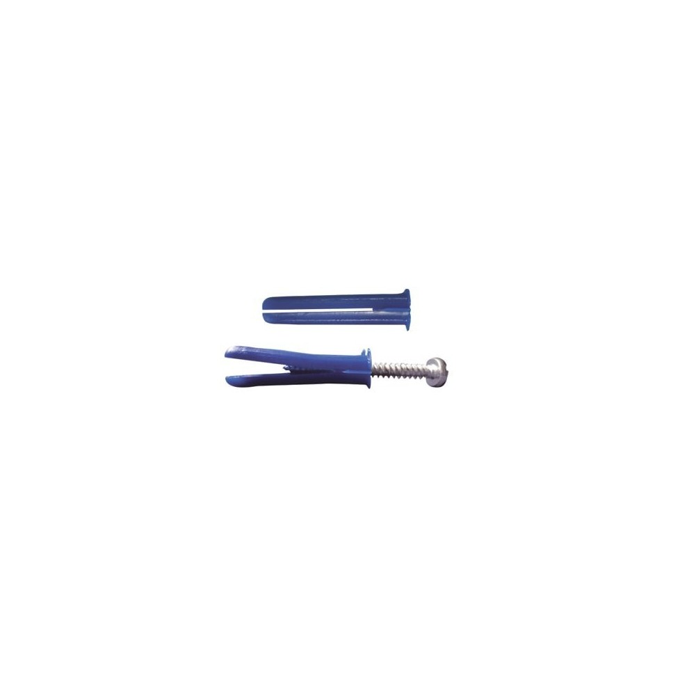 Paquete de 6 taquetes azul 2" y 6 tornillos 12mm x 2" (1105-05002)